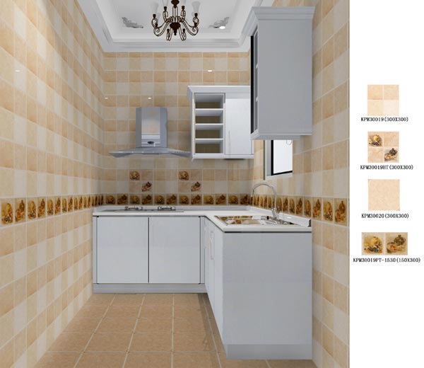 金艾陶瓷磚應用效果:徐州開元翡翠灣D戶型裝修效果鑒賞