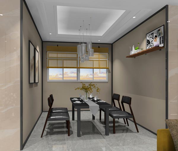 金艾陶家裝：佛山燈湖華府133㎡現(xiàn)代簡約裝修效果鑒賞