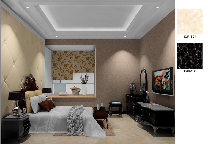 金艾陶家裝:東莞南城麗水佳園75㎡簡歐風格裝修鑒賞