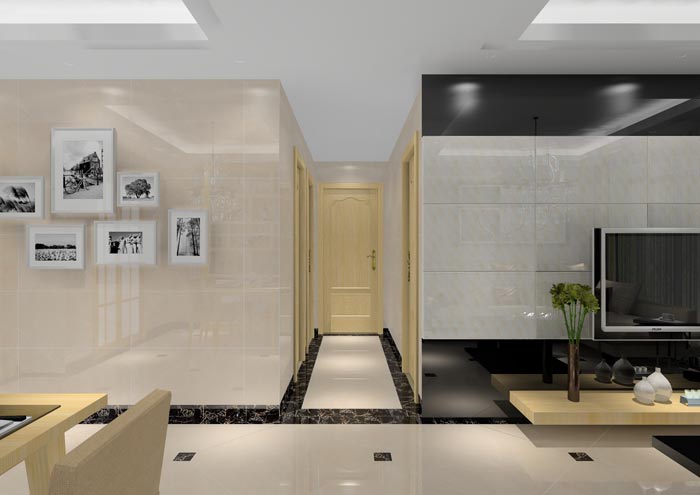 金艾陶家裝：佛山合景新鴻基·瀧景96㎡簡約現代裝修效果鑒賞