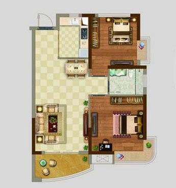 金艾陶家裝：佛山丹灶桂丹頤景園74㎡簡約現代裝修效果鑒賞