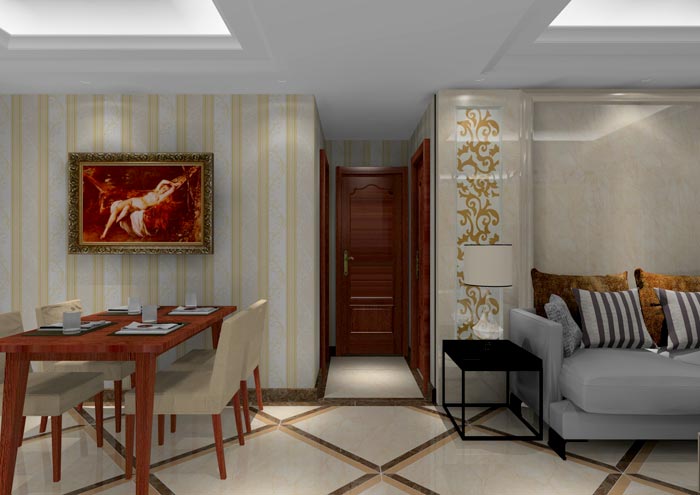 金艾陶家裝:佛山獅山上林苑68㎡簡約風格裝修鑒賞