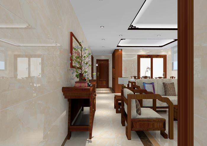 金艾陶家裝：佛山龍湖春江名城120㎡的中式風格裝修鑒賞