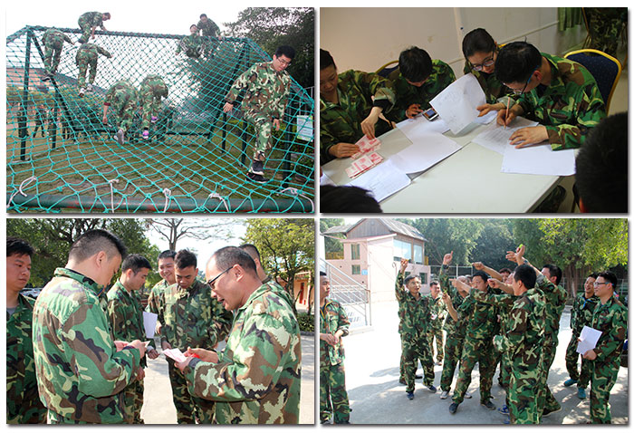 2017年,金艾陶“虎狼道”戶外拓展訓練圓滿結束