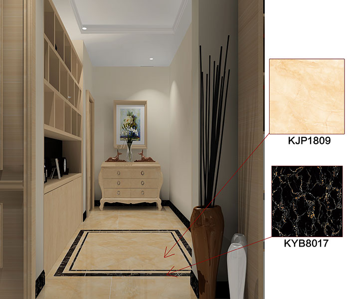 佛山萬(wàn)科·湖岸裝修案例玄關(guān)效果圖